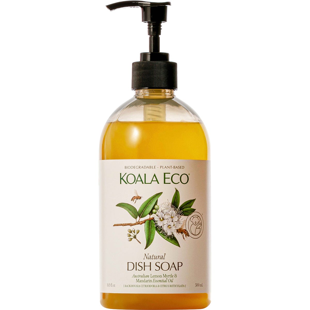 Koala Eco Dish Soap Lemon Myrtle & Mandarin 500ml Payless 4 Organics