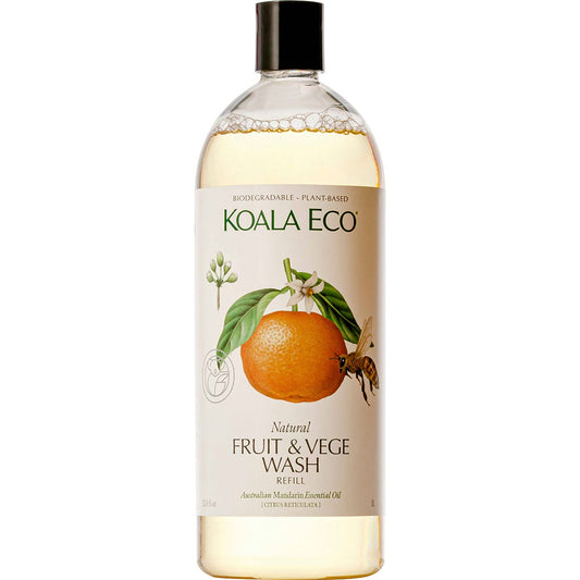 Koala Eco Fruit & Vegetable Wash Mandarin 1L Payless 4 Organics