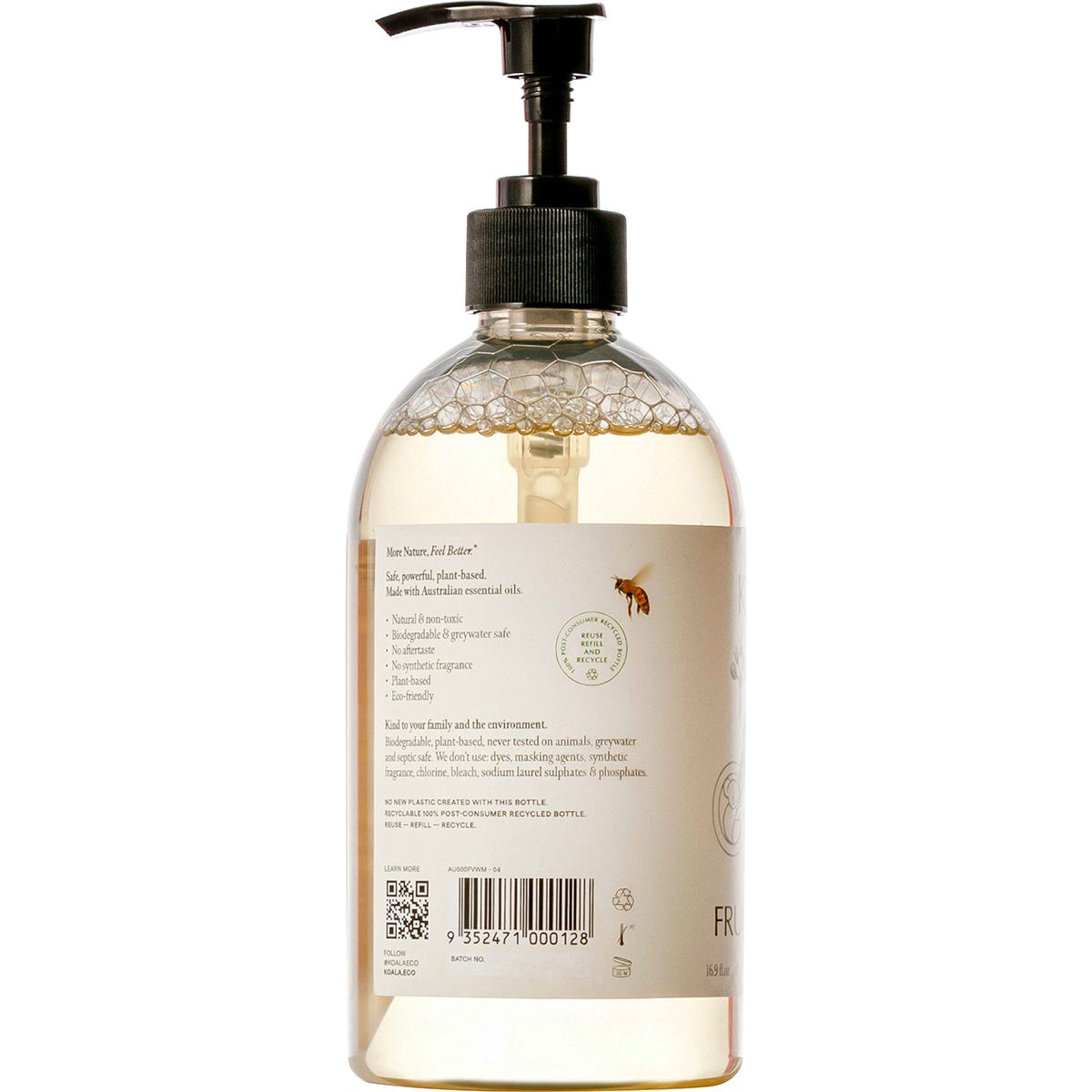 Koala Eco Fruit & Vegetable Wash Mandarin 500ml Payless 4 Organics