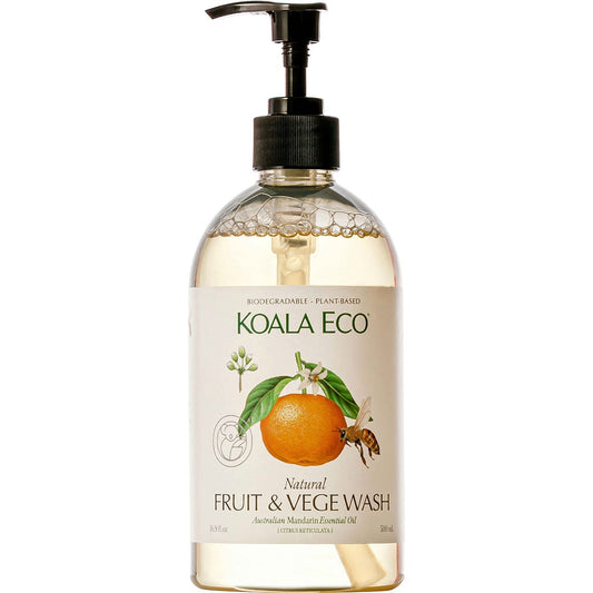 Koala Eco Fruit & Vegetable Wash Mandarin 500ml Payless 4 Organics