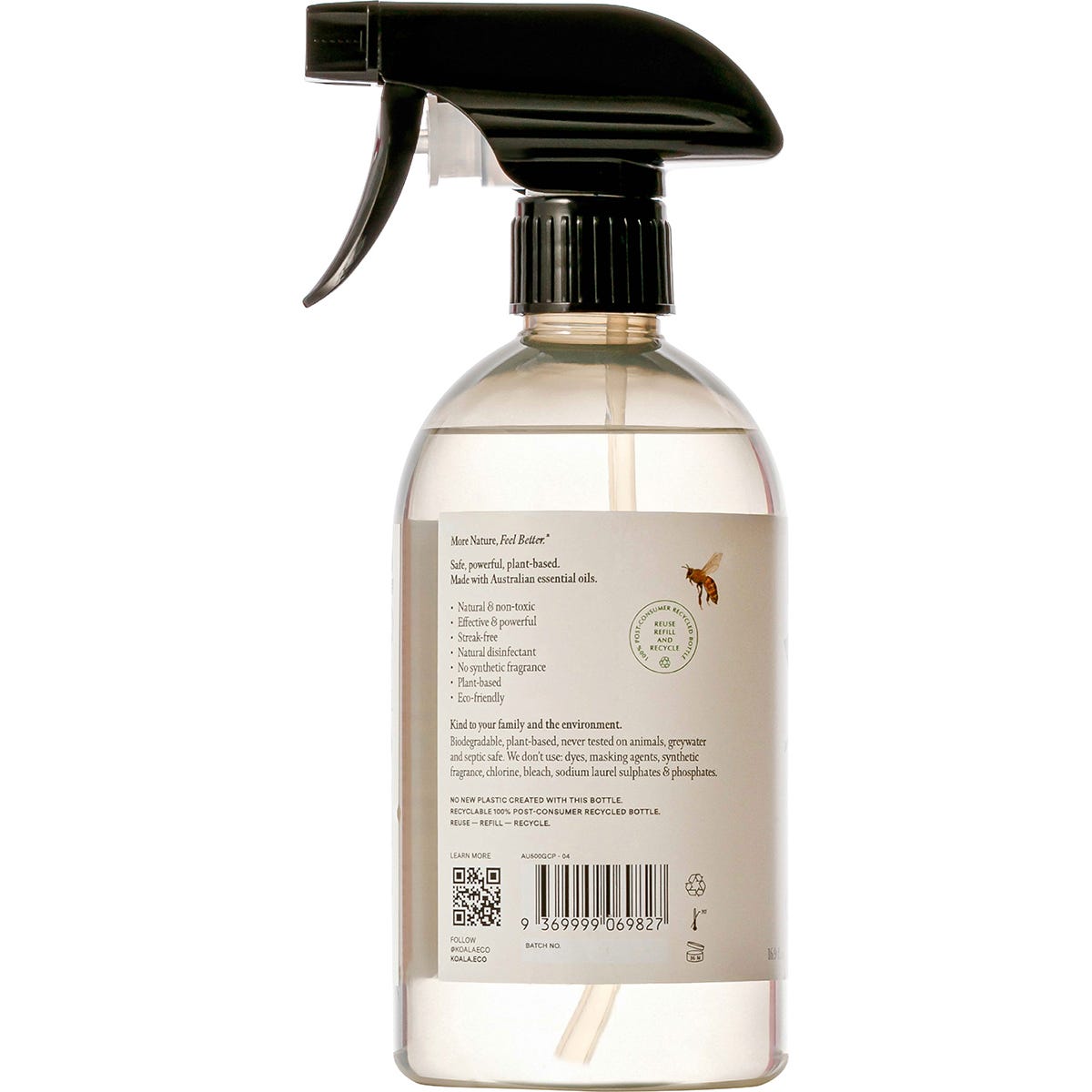 Koala Eco Glass Cleaner Peppermint 500ml Payless 4 Organics
