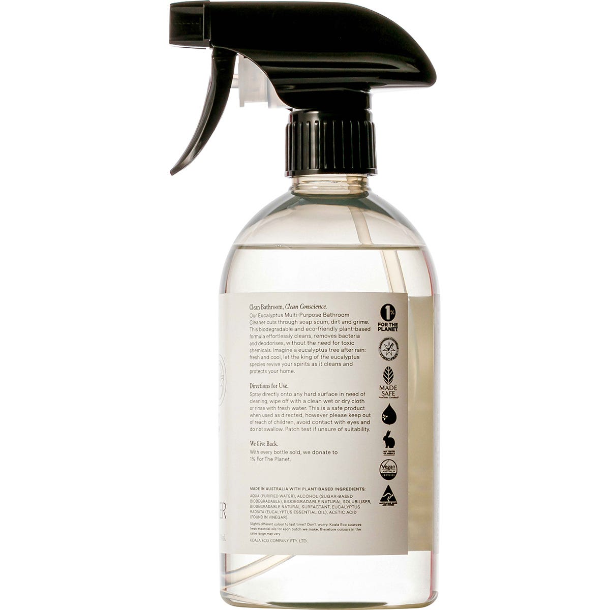 Koala Eco Multi-Purpose Bathroom Cleaner Eucalyptus 500ml Payless 4 Organics