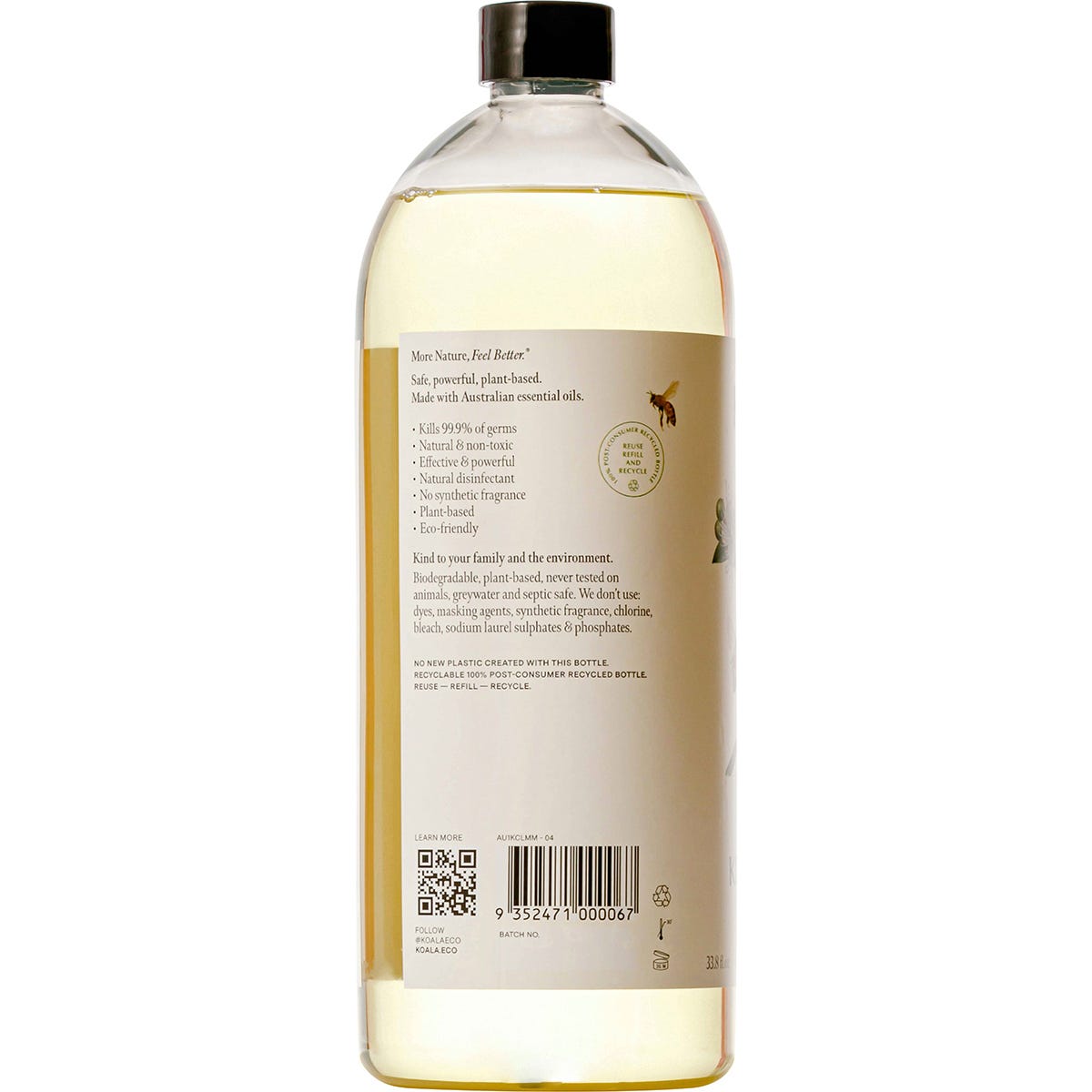 Koala Eco Multi-Purpose Kitchen Cleaner Lemon Myrtle Mandarin(Refill) 1L Payless 4 Organics