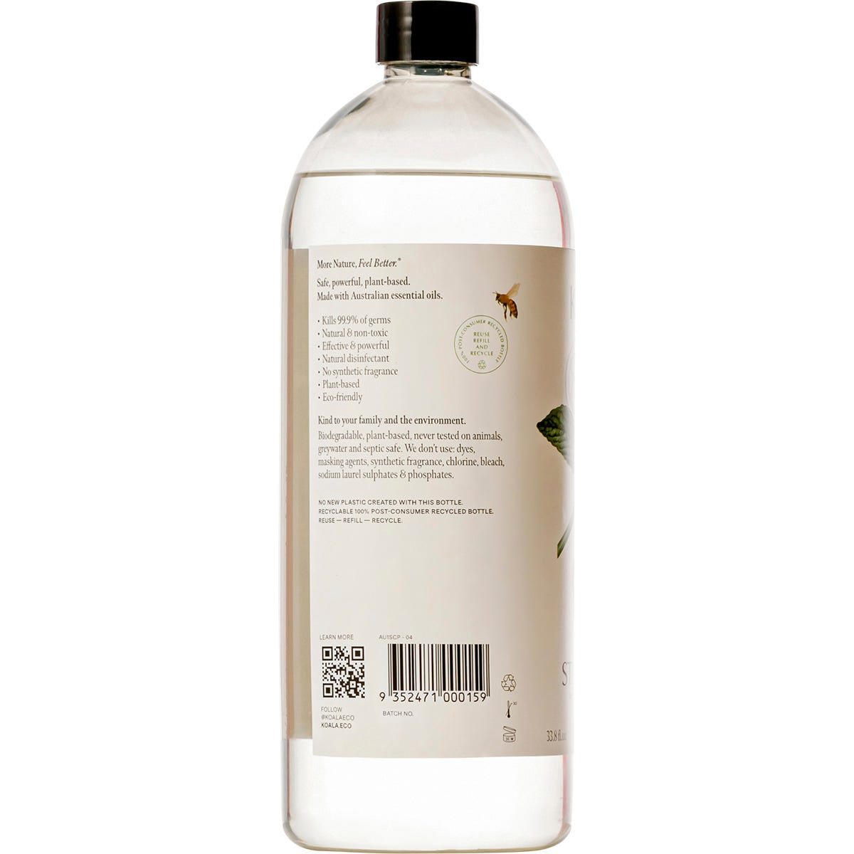 Koala Eco Stainless Steel Cleaner Peppermint 1L Payless 4 Organics