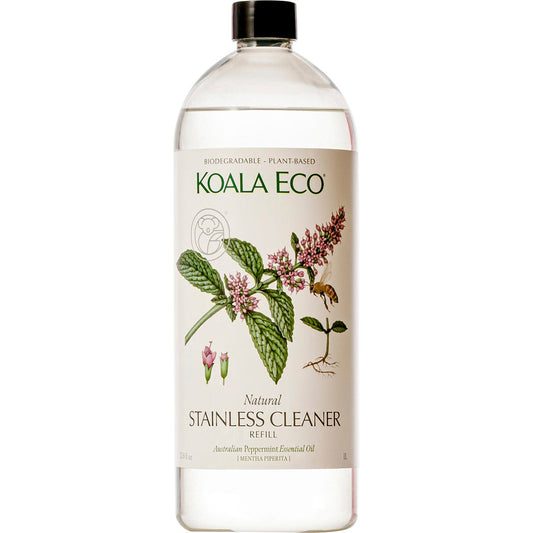 Koala Eco Stainless Steel Cleaner Peppermint 1L Payless 4 Organics