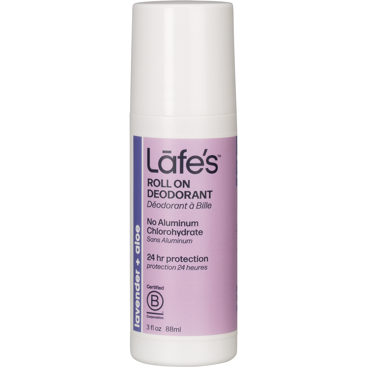 Lafe's Roll On Deodorant Lavender + Aloe 88ml