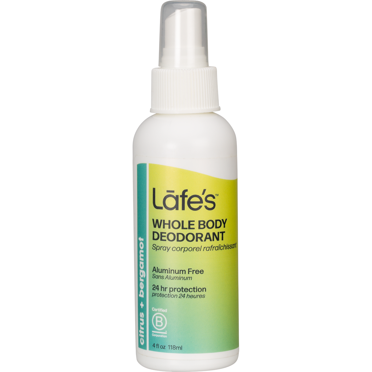 Lafe's Whole Body Deodorant Citrus + Bergamot 118ml