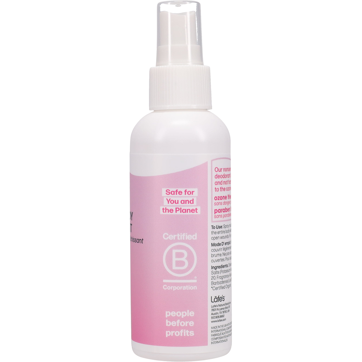 Lafe's Whole Body Deodorant Rose + Peony 118ml