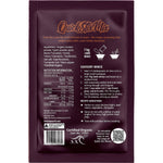 Back of Love My Earth Savoury Mince Quick Stix Mix pack with nutritional information and organic ingredients.
