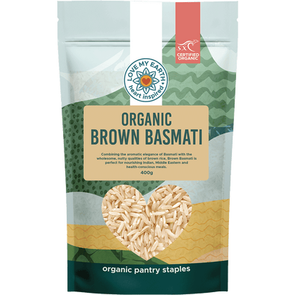 Love My Earth Organic Brown Basmati Rice 400g