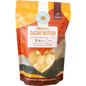 250g pack of Love My Earth Organic Cacao Butter featuring a minimalist white and brown label.