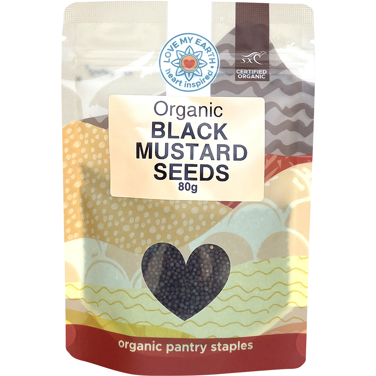 Love My Earth Organic Black Mustard Seeds 80g