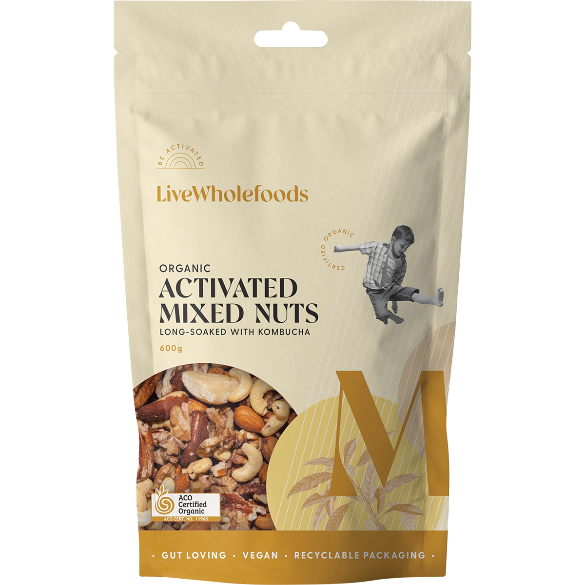 Live Wholefoods Organic Activated Mixed Nuts 600g