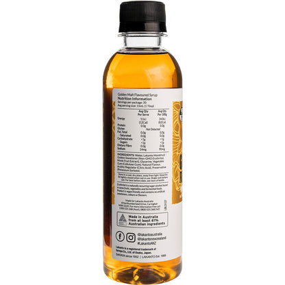 Lakanto Golden Malt Flavoured Syrup with Monkfruit Sweetener 300ml Payless 4 Organics