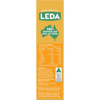 Leda Cracker Miniz Cheeze Multi 6 Pack 150g (Pack of 6) Payless 4 Organics