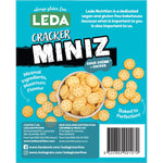 Leda Cracker Miniz Sour Crème & Chives 150g bag, a gluten-free and vegan-friendly snack.