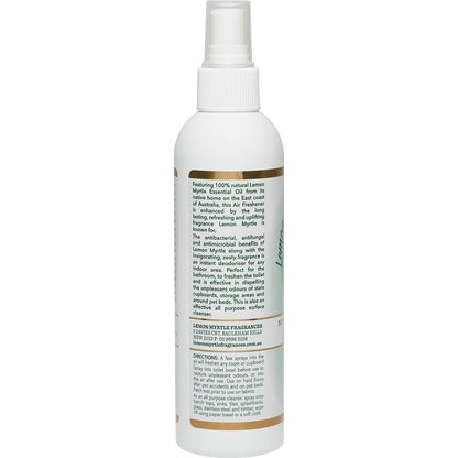Lemon Myrtle Fragrances Air Freshener 250ml Payless 4 Organics