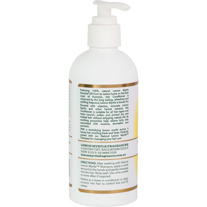 Lemon Myrtle Fragrances Conditioner 250ml Payless 4 Organics