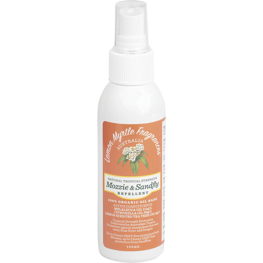 Lemon Myrtle Fragrances Mozzie & Sandfly Repellent 125ml Payless 4 Organics