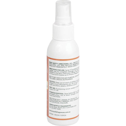 Lemon Myrtle Fragrances Mozzie & Sandfly Repellent 125ml Payless 4 Organics