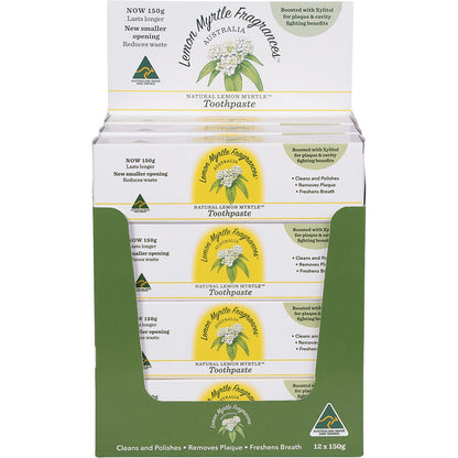 Lemon Myrtle Fragrances Toothpaste Fluoride Free 150g Payless 4 Organics