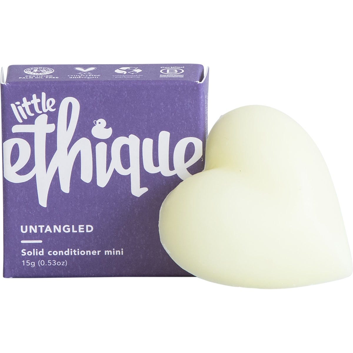 Pack of 20 Little Ethique Kids Solid Conditioner Mini Untangled 15g bars in a plastic-free, compostable box.