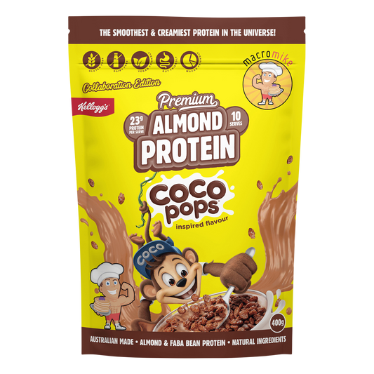 MACRO MIKE x Kellogg's Premium Almond Protein Coco Pops Inspired 400g
