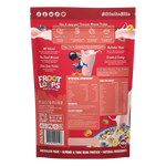 Back of a 400g bag of Macro Mike x Kellogg's Froot Loops inspired Premium Almond Protein on a white background.