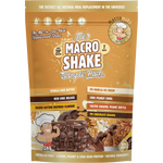 Macro Mike The Macro Shake 7-pack sample box with individual sachets on a white background.