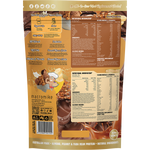 Back of Macro Mike The Macro Shake sample pack showing nutritional information and ingredients on a white background.