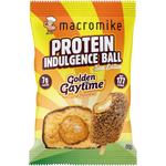 Macro Mike x Golden Gaytime Protein Indulgence Ball box of 12 x 40g featuring iconic biscuit crumb and chocolate coating.