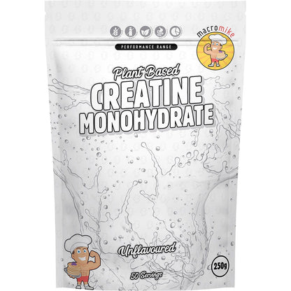 MACRO MIKE Plant Based Creatine Monohydrate Unflavoured 250g