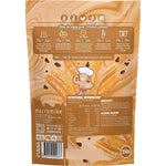 Back of Macro Mike Protein Donut Baking Mix bag showing nutritional information and cinnamon churros ingredients.