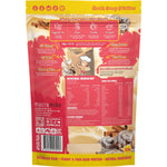 Macro Mike Peanut Plant Protein Caramel Cinnamon Bun 520g bag shown from the back with nutrition and ingredient details.