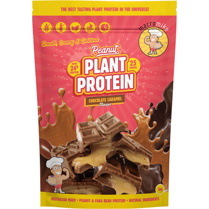 MACRO MIKE Peanut Plant Protein Chocolate Caramel 1kg Payless 4 Organics
