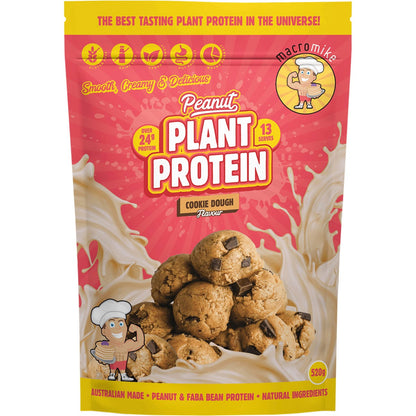MACRO MIKE Peanut Plant Protein Cookie Dough 520g Payless 4 Organics