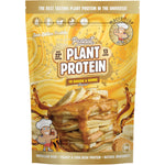 Macro Mike 520g bag of Peanut Plant Protein in PB Banana and Hunnie flavor with a yellow and brown label.