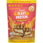 1kg bag of Macro Mike Peanut Plant Protein in Peanut Butter Cheezecake flavor with a yellow and blue label.