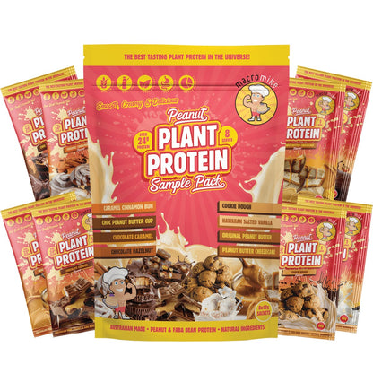 MACRO MIKE Peanut Plant Protein Sample Pack 40g (Pack of 8) Payless 4 Organics