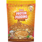400g bag of Macro Mike Choc Peanut Truffle Fudge Plant Protein Pudding with cookie chunks on a white background.