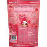 Macro Mike 300g bag of Red Raspberry Plant Protein Water on a white background.