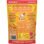 Macro Mike 300g Strawberry Mango Plant Protein Water bag with vibrant pink and orange labels.