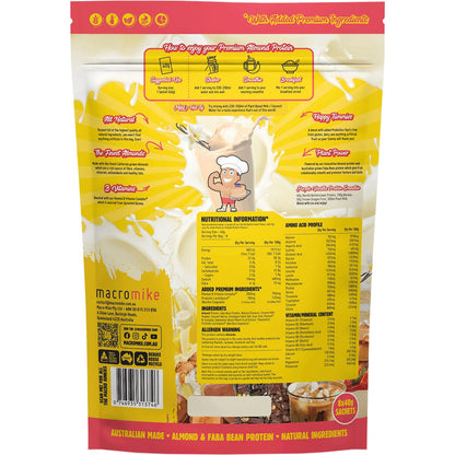 MACRO MIKE Premium Almond Protein Sample Pack 40g (Pack of 8) Payless 4 Organics