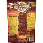 Macro Mike 250g Double Choc Protein Brownie Baking Mix bag on a white background.