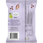 Back of a 150g bag of The Monday Food Co. Triple Choc Chip Mini Cookies showing ingredients and nutritional facts.