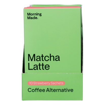 Morning Made Strawberry Matcha Latte Sachets 10x5g