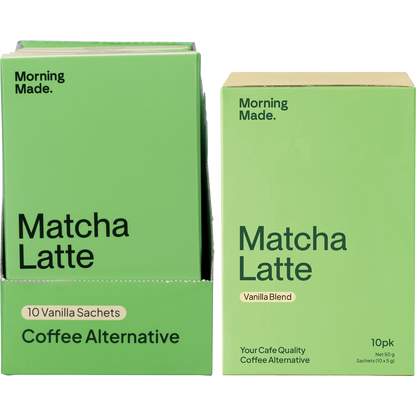 Morning Made Vanilla Matcha Latte Sachets 10x5g