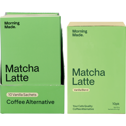 Morning Made Vanilla Matcha Latte Sachets 10x5g
