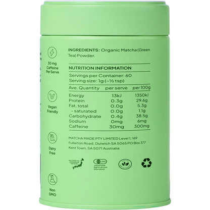 Morning Made Unsweetened Matcha Latte 60g