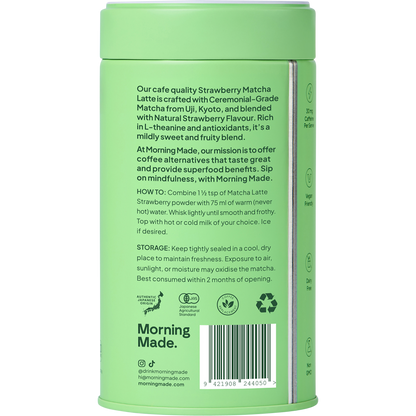 Morning Made Strawberry Matcha Latte 300g